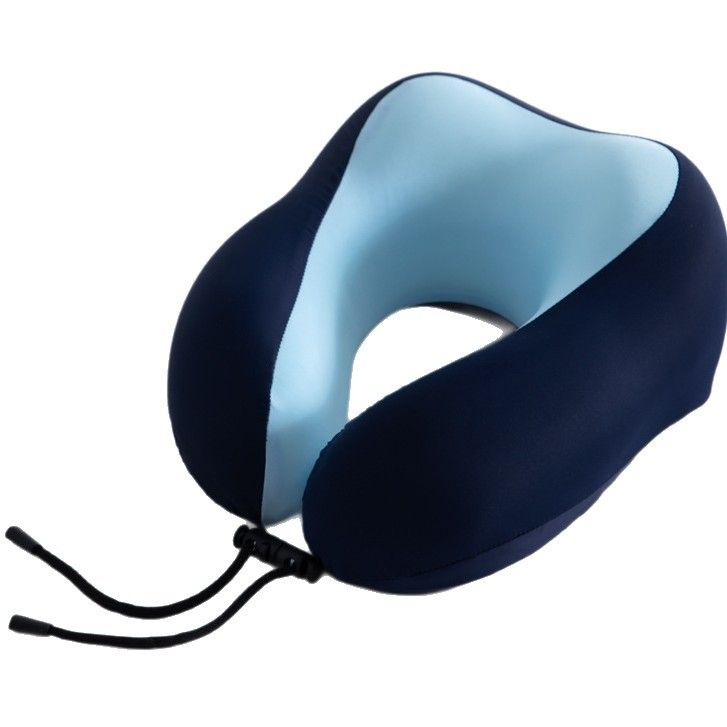 Cuscino da viaggio in memory foam a forma di U - Supporto traspirante per ufficio, aereo e auto (leggero, lavabile)_voghion.com