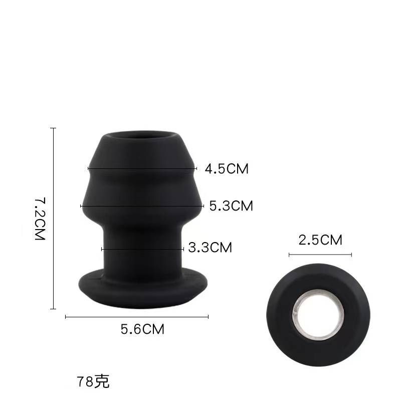 Treinamento de expansão do ânus com plugue anal oco, dispositivo de masturbação extra grande SM para quadra de trás, descarga de orgasmo para homens e mulheres_voghion.com