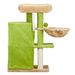 33 Inch Cat Tree Cat Tower For Indoor Cats, Cat Activity Center Play House With Large Padded Perch, Hammock, 2-Tiered Condo, Scratching Posts &_voghion.com