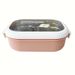 Home & Garden 304 stainless steel lunch box insulation lunch box male student compartment office lady heating lunch box tableware_voghion.com