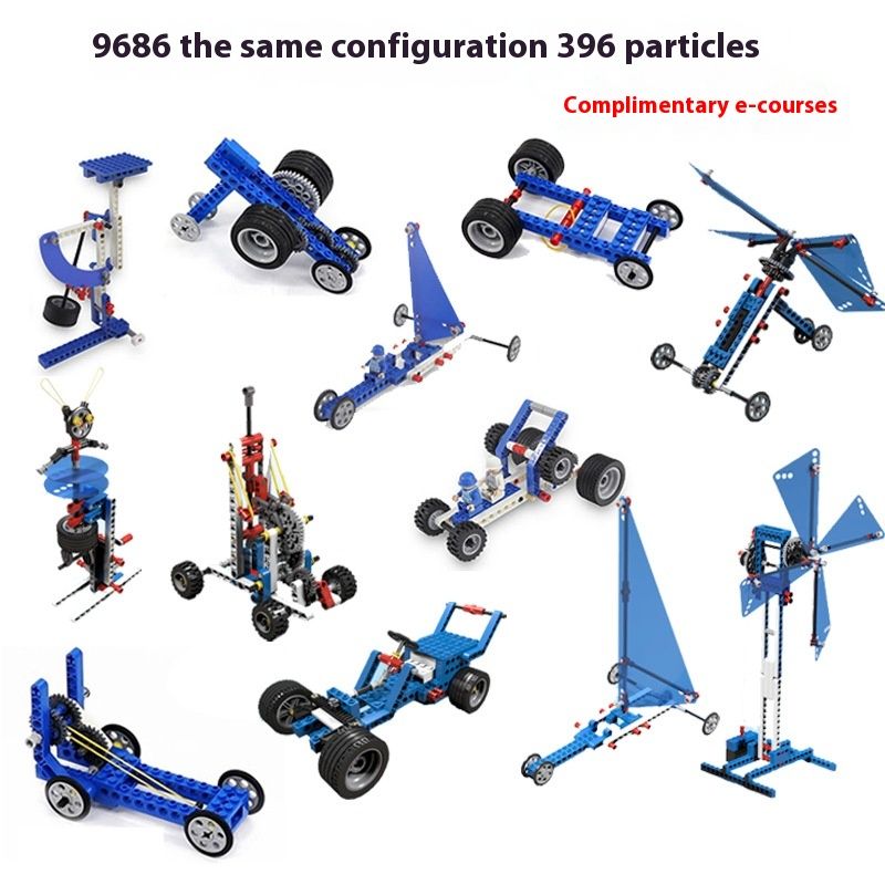 Compatible with LEGO programmable robot electric building block 9686 science and education puzzle remote control_voghion.com
