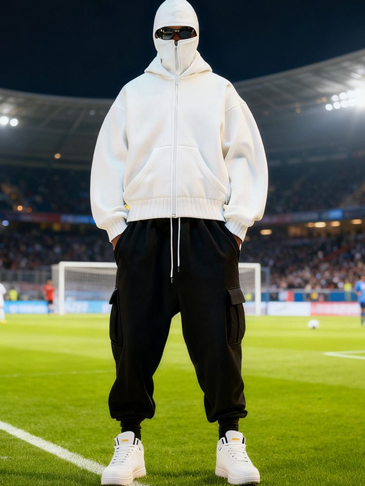 Men's Performance Hoodie & Jogger Set – Fleece-Lined Zip-Up Tracksuit (S-XXL, 5 Colorways)_voghion.com