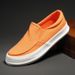 Men's slip-on breathable canvas shoes classic fashion fashion soft and comfortable set foot shoes_voghion.com