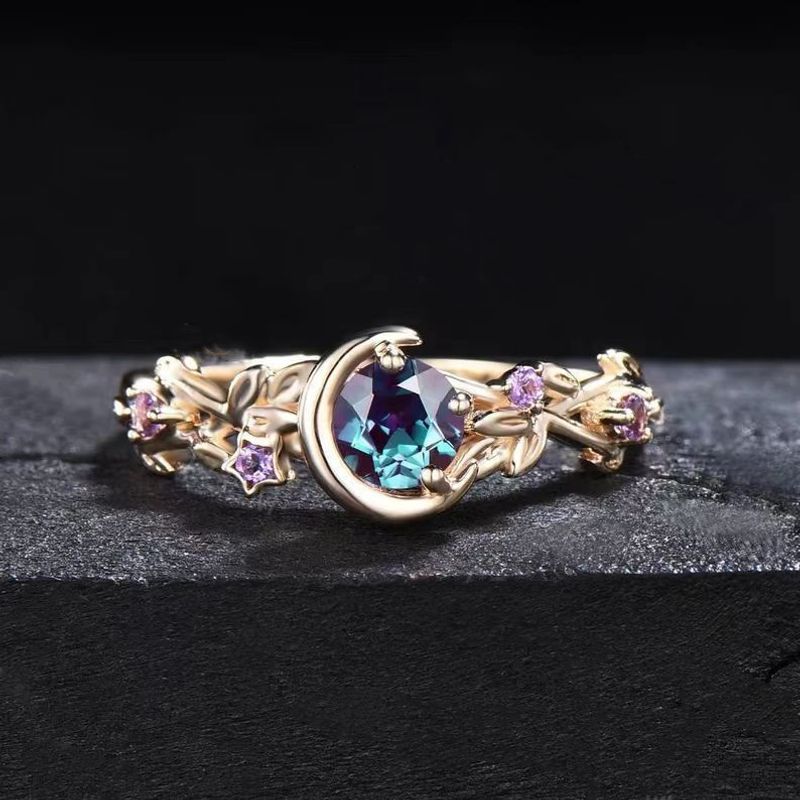 Huajie, nuovo anello di nozze in stile coreano con micro pavé, semplice e alla moda, per donna, con pietra di zircone._voghion.com