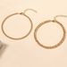 Bracelet de cheville double couche pour femme, chaîne cubaine, personnalité exagérée, niche polyvalente, style plage, bijoux simples, tendance_voghion.com