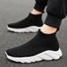 Unschlagbare Qualität 2025 Frühling Neue atmungsaktive Mesh Casual Socken, dick besohlte Jugend Laufsportschuhe für Herren_voghion.com
