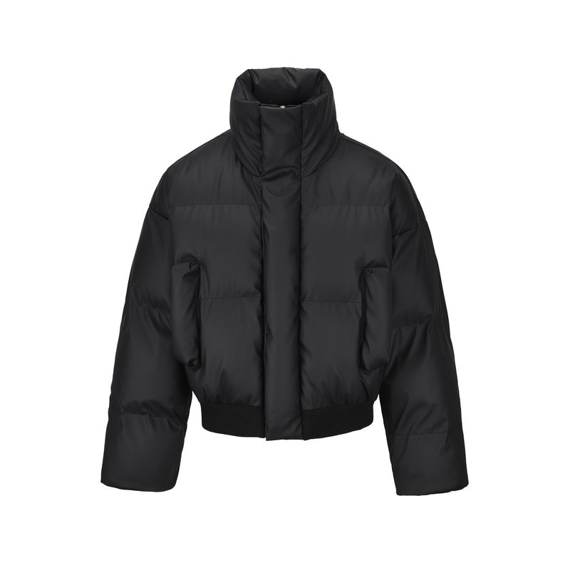 Vêtements pour hommes Société d'hiver Col montant Veste en coton épaissie Hommes Rétro Cleanfit Haut de gamme Court Couple Doudoune_voghion.com