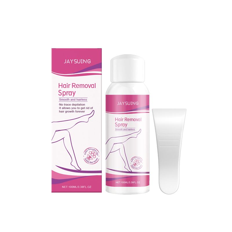 Spray dépilatoire au venin d'abeille, spray dépilatoire doux pour la peau du corps et nettoyage des poils des aisselles_voghion.com