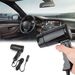 Tragbarer 12-V-Haartrockner, heiß und kalt, zusammenklappbar, für Camping und Reisen, Auto-Trockner, Gebläse, Fensterentfroster, Stecker für Zigarettenanzünder_voghion.com