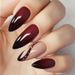 New Almond Shaped Wearable Nails With Gradient Colors, High End Nail Art Pieces, High Luxury False Nail Pieces, Finished Products Are Detachable_voghion.com