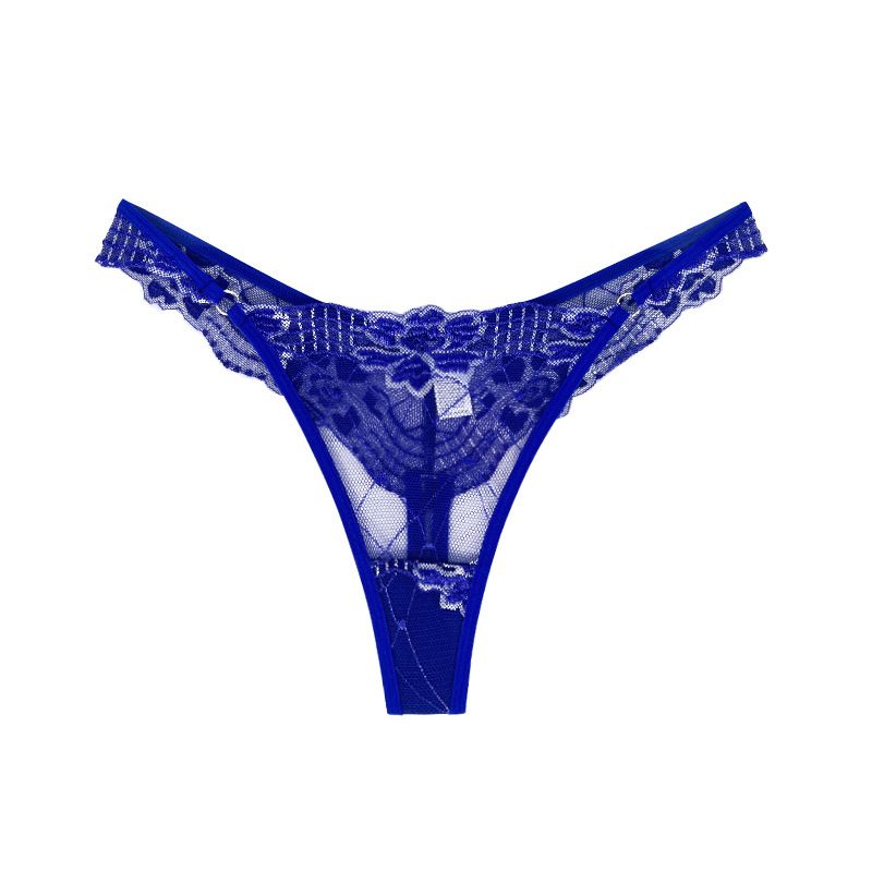 Women's summer new multi color lace European and American thong thin sexy temptation low waist women's sexy underwear_voghion.com