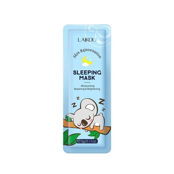 Masque de nuit Laikou Fen Yi, combinaison de 6 pièces, 3 g, sans rinçage, masque étalable, fabricant_voghion.com