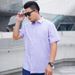 Large Size Men, Versatile For Business And Leisure, Multi-color Professional Wear, Loose Fit, Short Sleeved Shirt, Fat_voghion.com