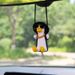Ccar Aromatherapy Net Red Duck Pendant Plaster Aromatherapy Duck Pendant Swing Duck Car Rearview Mirror Decoration_voghion.com