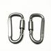 8cm D-shaped Locking Carabiner Aluminum Alloy Keychain Outdoor Safety Lock Colorful Nut Hanging Backpack Buckle_voghion.com