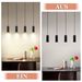 Glitzerlife Hängelampe Esstisch Schwarz 4 Flammig - Pendelleuchte GU10 Industrial Esszimmerlampe Hängend Metall Moderne Hängeleuchte Für Innen Küche Schlafzimmer_voghion.com