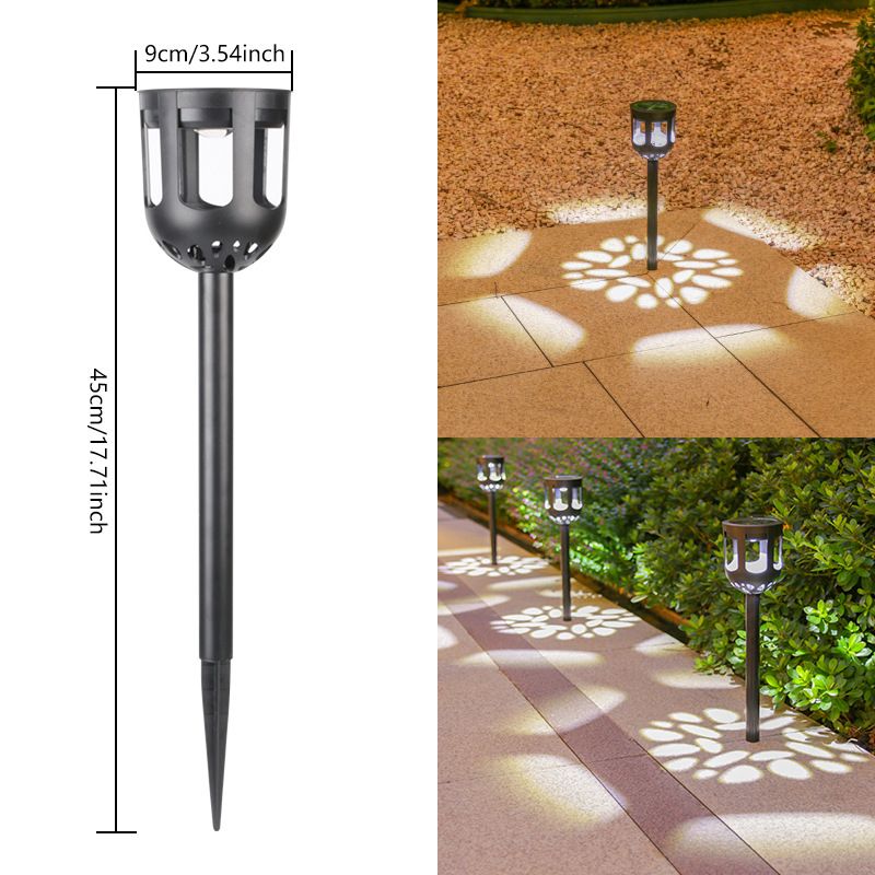 Solar Powered Outdoor Garden Lights, Waterproof LED Landscape Lighting For Yard, Lawn, Pathway, Decorative Ground Spike Lights With Warm/White/Color_voghion.com