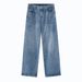 Abbigliamento maschile Jeans casual da uomo larghi con elastico in vita e taglio dritto_voghion.com