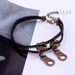 New Fashion Cute Double Layer Antique Zipper Trendy Women's Anklet_voghion.com