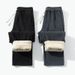Pantalones de invierno para hombre con forro polar – Pantalones cálidos de suave piel de cordero (Negro/Gris, Tallas M-4XL, Pantalones deportivos holgados de pierna recta para clima frío)_voghion.com