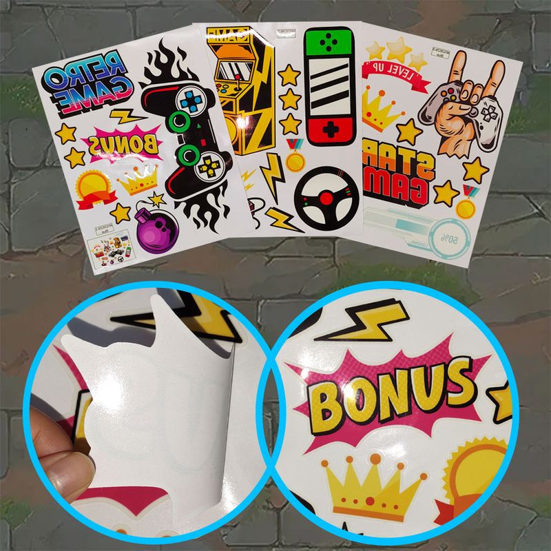 AFG3529 with Fire Controller Wall Start Game Night Light Sticker_voghion.com