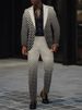 Gradientna čedna obleka moška trendovska in modna ohlapna obleka moška obleka hlače obleka_voghion.com