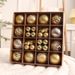 Elegant Christmas Ornament Set – 6cm & 3cm Assorted Colors (Red/Green/Gold/Silver/Blue) – Bulk Pack For Holiday Decor (European Style)_voghion.com