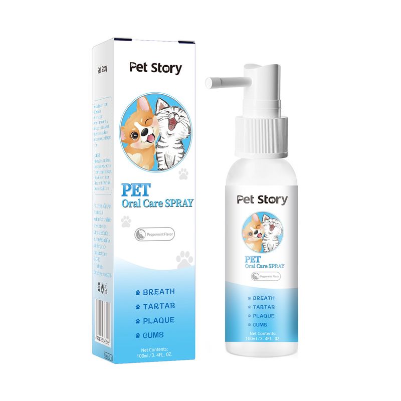 1 Stück Premium-Zahnspray für Haustiere für Katzen und Hunde – Beseitigen Sie Mundgeruch, verbessern Sie die Mundgesundheit und erfrischen Sie die Luft in einem Durchgang!_voghion.com