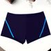 Solid Color Bar Style Boxer Men's Swimming Beach Pants Slim Anti Exposure Spot_voghion.com