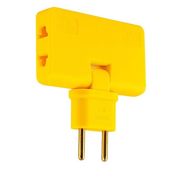 3 u 1 rotirajući adapter za EU utikač, rotirajući za 180 stupnjeva, adapter za više utikača, podesivi bežični adapter za utičnicu_voghion.com