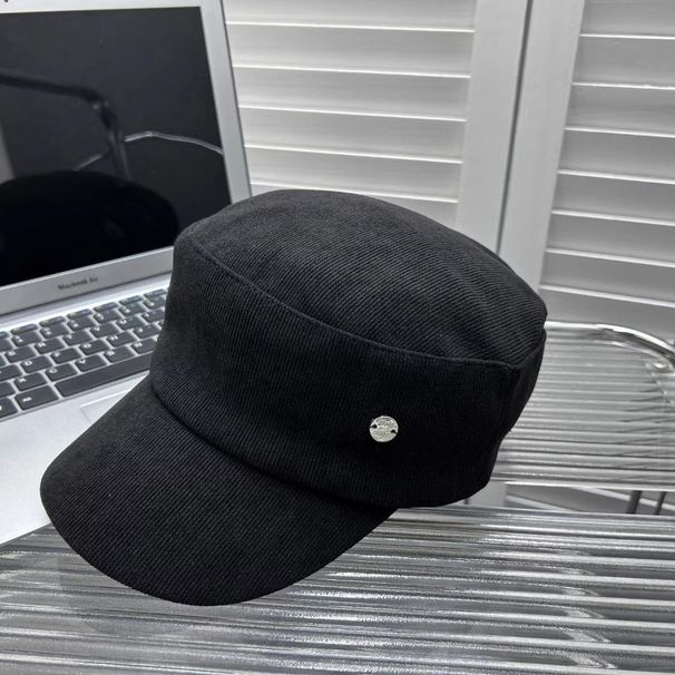 Berretto in denim lavato per donna, cappello estivo sottile e piatto da pittore equestre, berretto a becco d'anatra_voghion.com