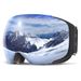 COPOZZ Magnetic Ski Goggles For Adults, Layer Anti-Fog, Unisex, Large Spherical Shape, Compatible With Prescription_voghion.com
