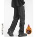 Pantalones de trabajo informales, versátiles y funcionales, estilo americano, con forro polar, marca de moda Muyuan Outdoor High Street para hombre._voghion.com
