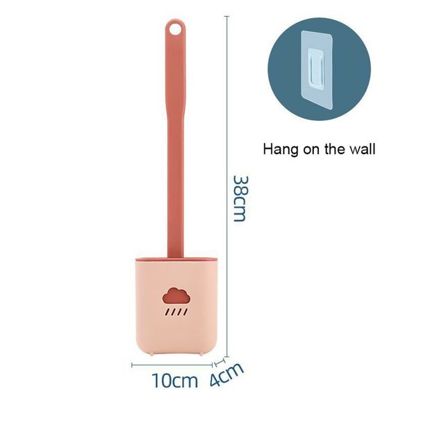 2-teiliges WC-Bürstenhalter-Set mit Wand- und Standbefestigung sowie weichen Borstenköpfen – ideal für die Badreinigung._voghion.com