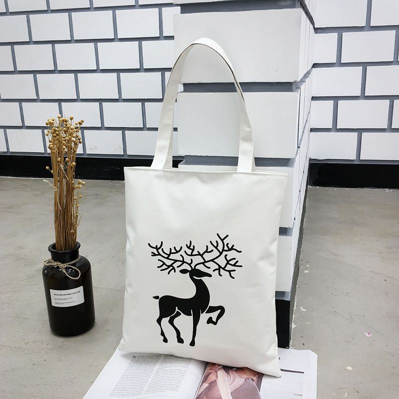 Student Shoulder Bag Casual Fashion Shopping Bag Creative Vertical Square Handbag_voghion.com