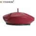 Neuheiten BUTTERMERE Leder Frauen Französisch Militär Baskenmütze Weibliche Rote Damen Kürbis Hut Einstellbar Vintage Herbst Winter Schiebermütze_voghion.com