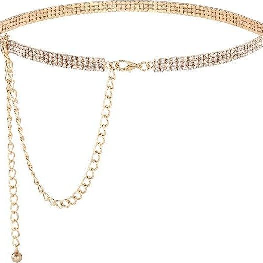 İlkbahar Yaz Yeni Basit Moda Çok Yönlü Metal Bel Zinciri İnce Dekoratif Kazak Gömlek Elbise Kemeri Kadınlar İçin_voghion.com