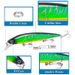Isca artificial de longa distância 14 cm/18,3 g, isca flutuante para minnow, isca de simulação, isca rígida para perca_voghion.com