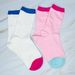 Color Block Socks Set Of 2_voghion.com