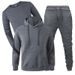 Herren-Fleece-Hoodie & Jogginghose, 3-teiliges Set – Weiche, bequeme Loungewear für Herbst und Winter_voghion.com