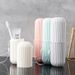 Travel Toothbrush Holder Case – Durable Plastic Toothpaste & Brush Storage Box (Compact, Lightweight, Hanging Hook Design, Bulk Pack Options)_voghion.com