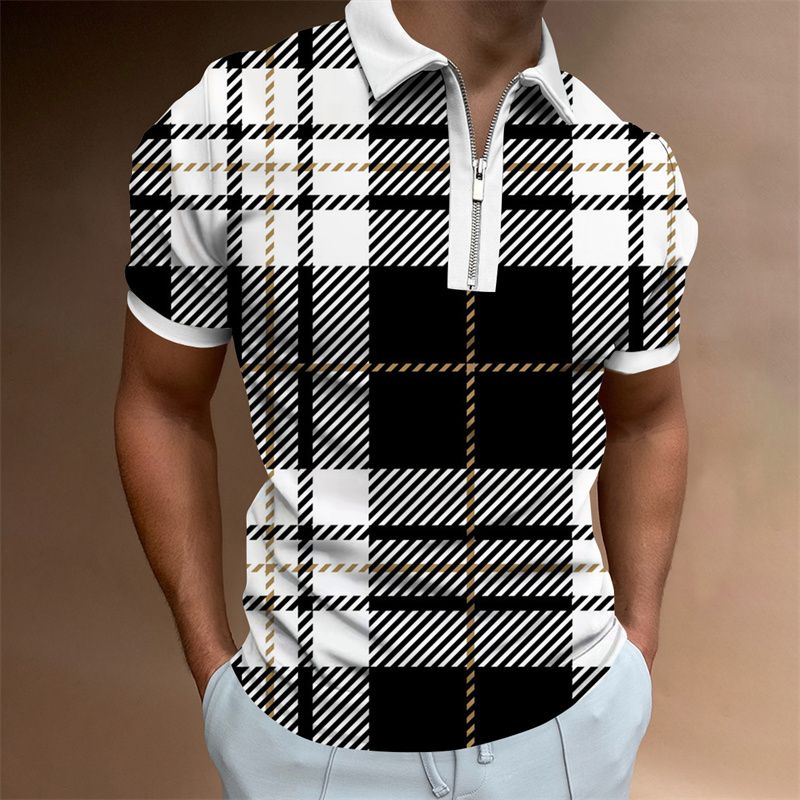 Sommer 2022 Herren 3D-Druck T-Shirt Sport Casual Fashion Slim Poloshirt Herren Übergroßes T-Shirt_voghion.com