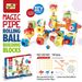 "STEM Educational Building Blocks Toy - 100-Piece DIY Pipe Maze Construction Set For Kids & Teens, Creative Play & Brain Development (Multi-Color)_voghion.com