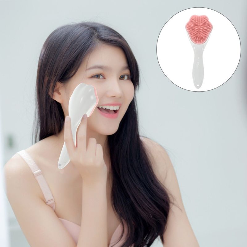 Cat Claw Cleansing Brush Miss Face Wash Scrubber Silicone Facial Skin_voghion.com
