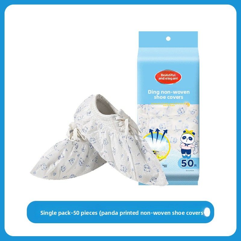 Meiya Dipoable Non-Woven Shoe Printed Thickened Houehold Breathable Non-Slip Dutproof Wear-Reitant Foot Dut_voghion.com