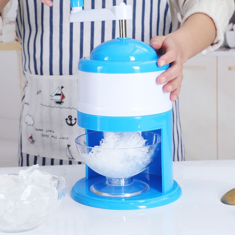 Prenosni ročni drobilec ledu Block Shaving Machine Snow Cone Shaved Slushie Maker_voghion.com