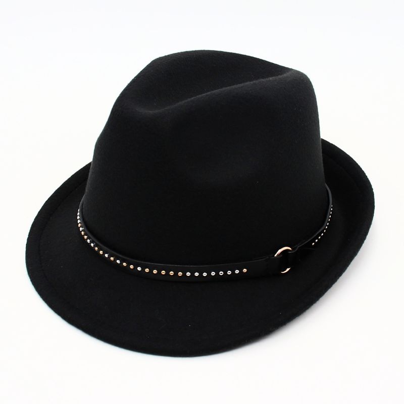 Selected Premium Spring New Black Soft Top Jazz Hat für Herren- und Damenaccessoires UV-beständiger Wollfilz-Zylinder_voghion.com