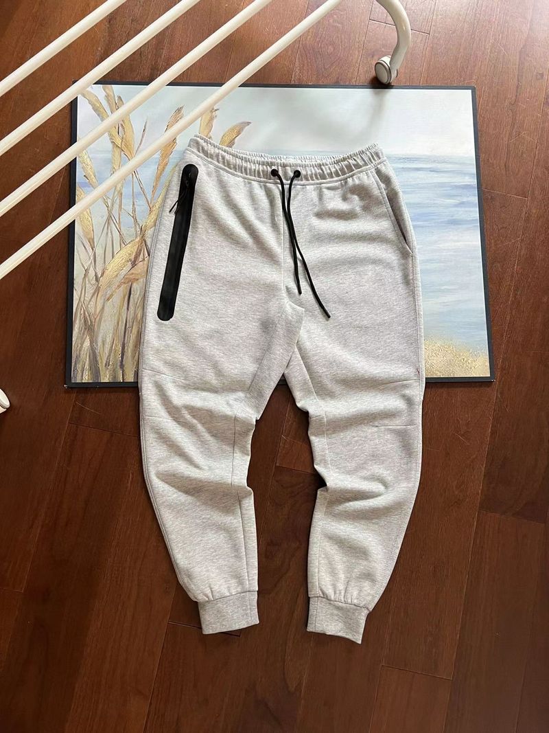 Men's Clothing 25024 Spring and Autumn Multicolor Leisure Sports Breathable Loose Cotton Drawstring Side Zipper Men's Sweatpants 002_voghion.com