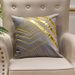 Grezns dekoratīvais spilvena pārvalks - 3D zelta reljefs spilvena pārvalks dīvānam/birojam_voghion.com
