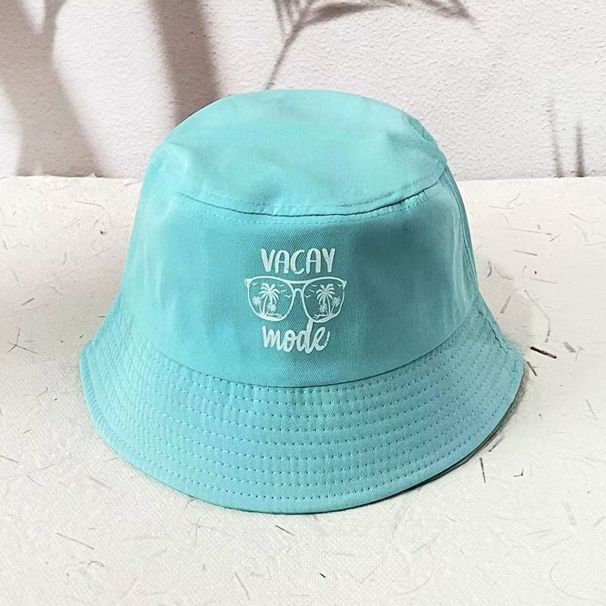 Ležérní roztomilé brýle čtyři roční období s potiskem rybářský klobouk dámský venkovní kempování na klobouku umyvadlo klobouk_voghion.com